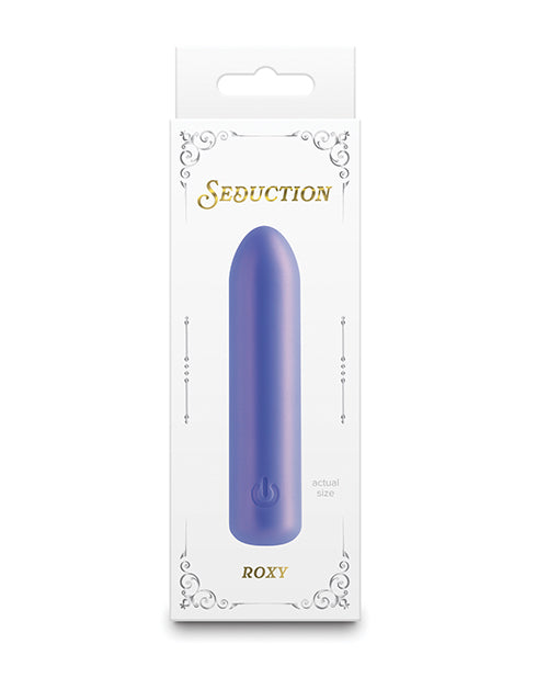 NS Novelties Seduction Roxy Mini Vibe, Metallic Blue – Body-Safe Silicone