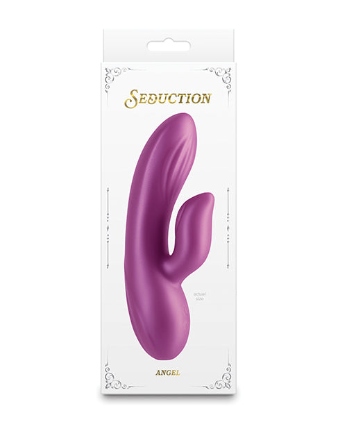 NS Novelties Seduction Angel Rabbit Vibrator, Metallic Magenta