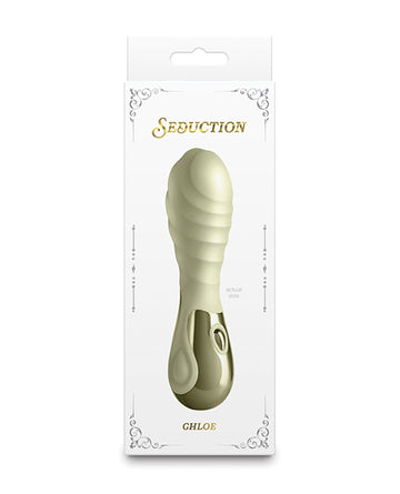 NS Novelties Seduction Chloe Vibrator, Metallic Cream – 3 Speeds/7 Functions