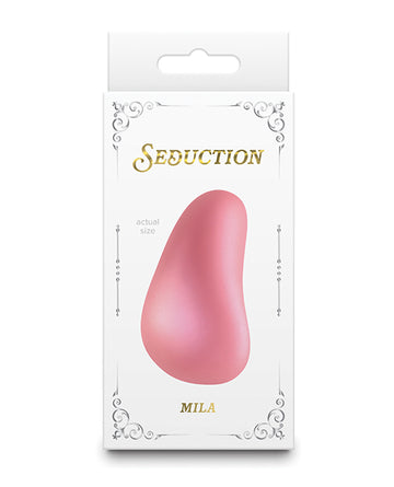 NS Novelties Seduction Mila Body Massager, Metallic Rose Gold – Rechargeable