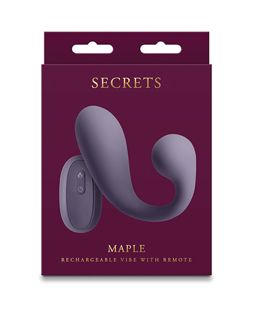 NS Novelties Secrets Maple Warming Remote Vibrator, Gray