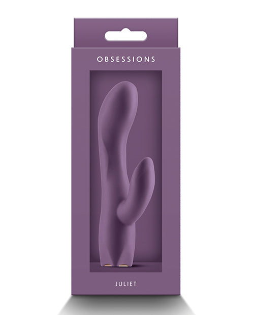 NS Novelties Obsessions Juliet Vibe, Rechargeable Dark Purple Silicone