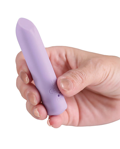 NS Novelties Minnie's Dot Compact Silicone Bullet Vibrator - Lilac