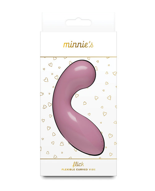 NS Novelties Minnie’s Flick Rechargeable Vibrator - Pink Silicone