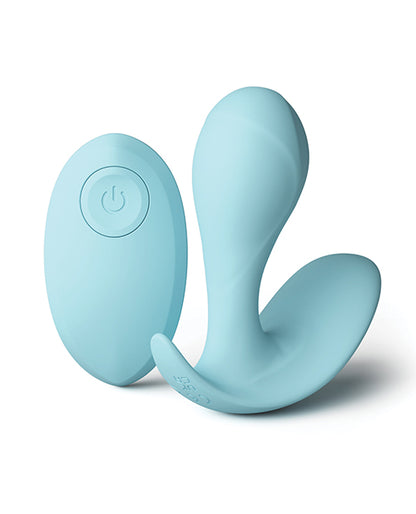 NS Novelties Pop Remote-Controlled Vibrating Plug with 3 Speeds and 7 Functions, Blue