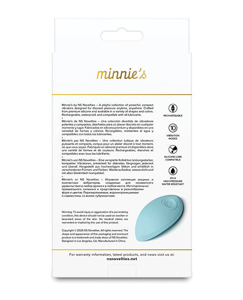 NS Novelties Pop Remote-Controlled Vibrating Plug with 3 Speeds and 7 Functions, Blue