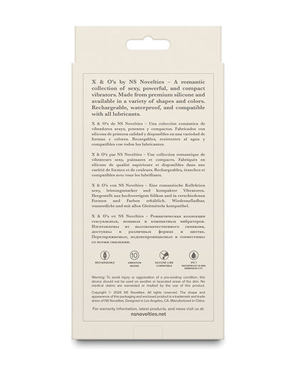 NS Novelties X & O's Tempt-Berry Vibrator