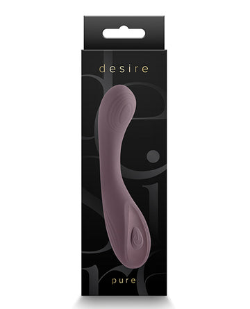 NS Novelties Desire Pure Vibrator, Multi-speed, Water Resistant, Silicone