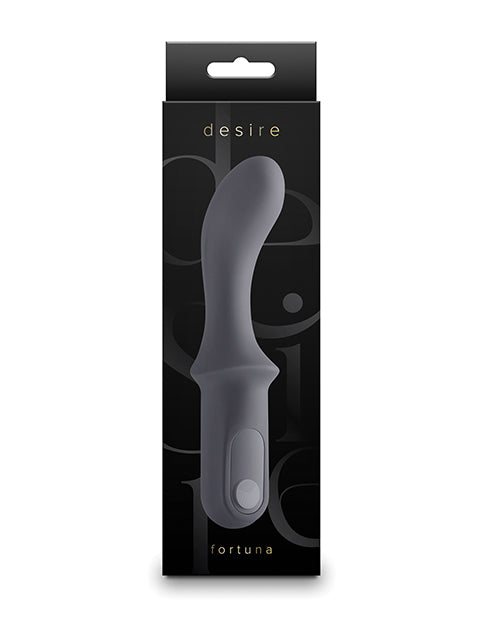 NS Novelties Desire Fortuna G-Spot Vibrator, Olive, Silicone, Rechargeable