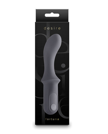 NS Novelties Desire Fortuna G-Spot Vibrator, Olive, Silicone, Rechargeable