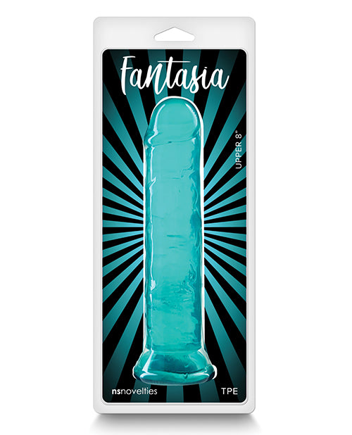 NS Novelties NSN-0382-38 Fantasia Upper Dildo, Teal, 8 Inch