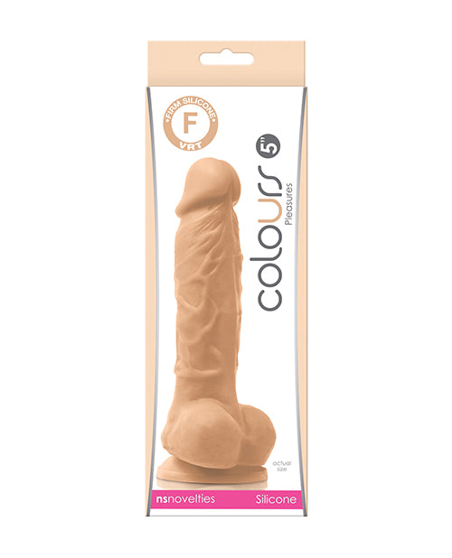 NS Novelties Colours Pleasures 5" Dildo with Suction Cup - Flesh