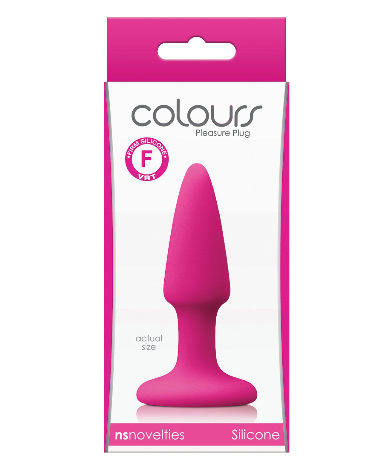 NS Novelties Colours Pleasures Mini Plug, Pink Platinum Silicone