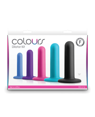 NS Novelties Colours 5-Piece Silicone Dilation Kit, Assorted Sizes