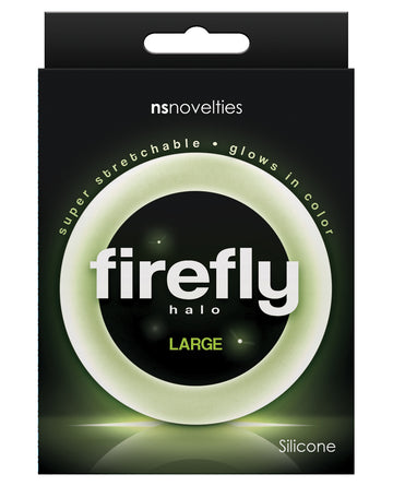 NS Novelties NSN-0473-41 Firefly Halo Large Cockring, Glow-in-the-dark
