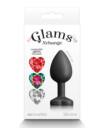 NS Novelties NSN-0514-03 Glams Xchange Heart Gem, Vibrating
