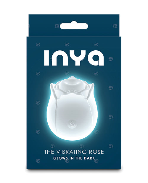 NS Novelties INYA The Vibrating Rose - Glow Silicone Stimulator