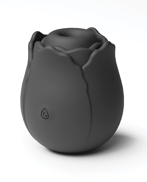NS Novelties INYA Vibrating Rose Stimulator - Black Silicone