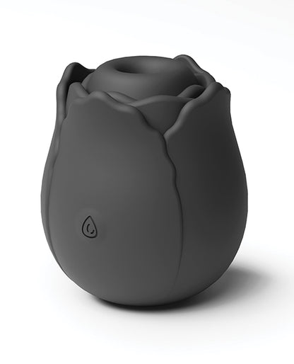 NS Novelties INYA Vibrating Rose Stimulator - Black Silicone
