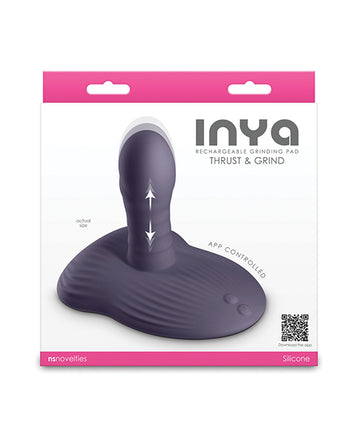 NS Novelties INYA App Controlled Thrust & Grind - Grey, Body-Safe Silicone