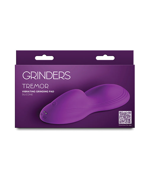 NS Novelties Grinders Tremor Vibrating Pad, Violet Body-Safe Silicone