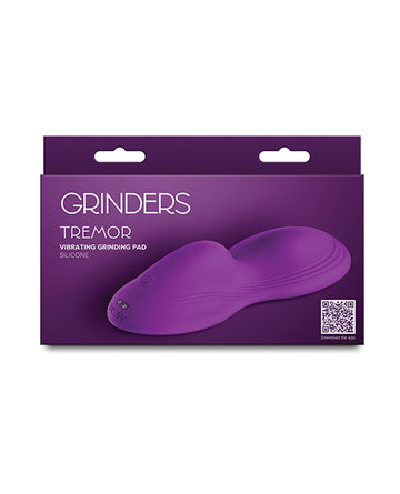 NS Novelties Grinders Tremor Vibrating Pad, Violet Body-Safe Silicone