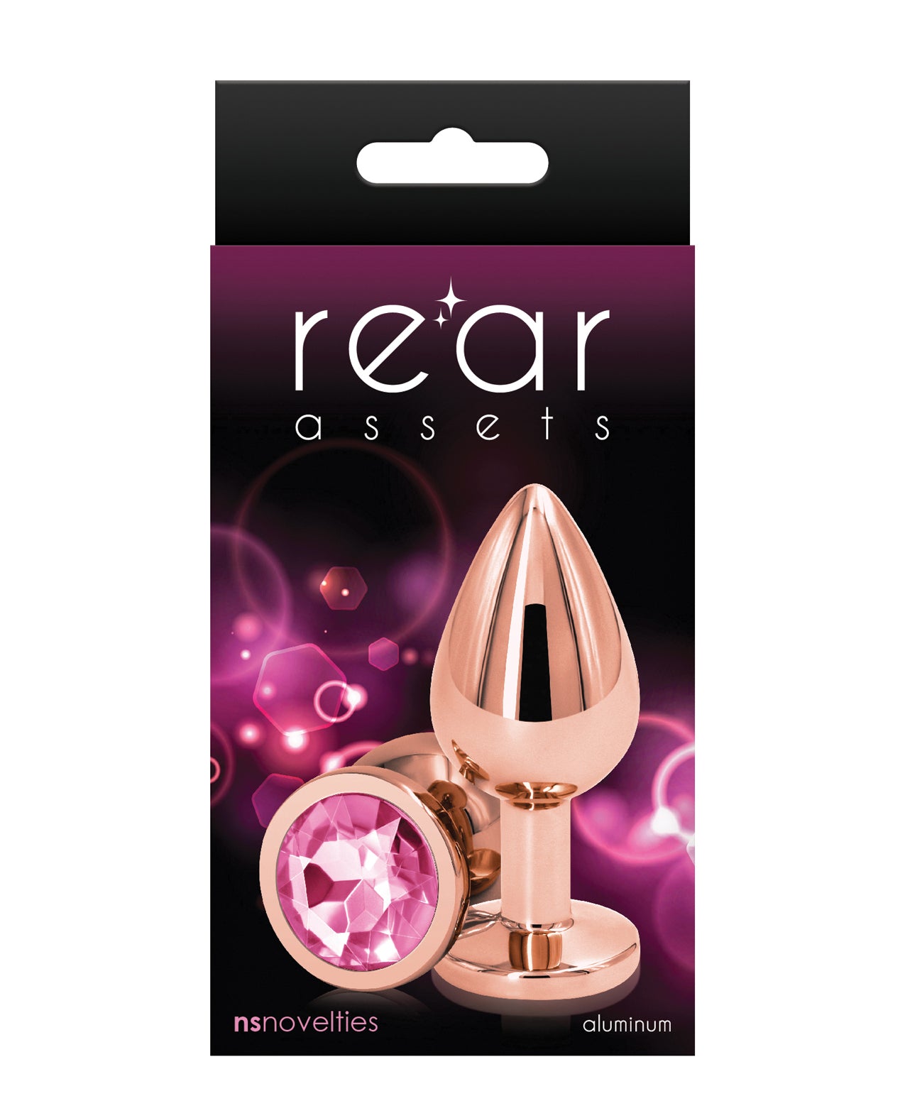 NS Novelties NSN-0961-24 Rose Gold Medium Pink Anal Toy