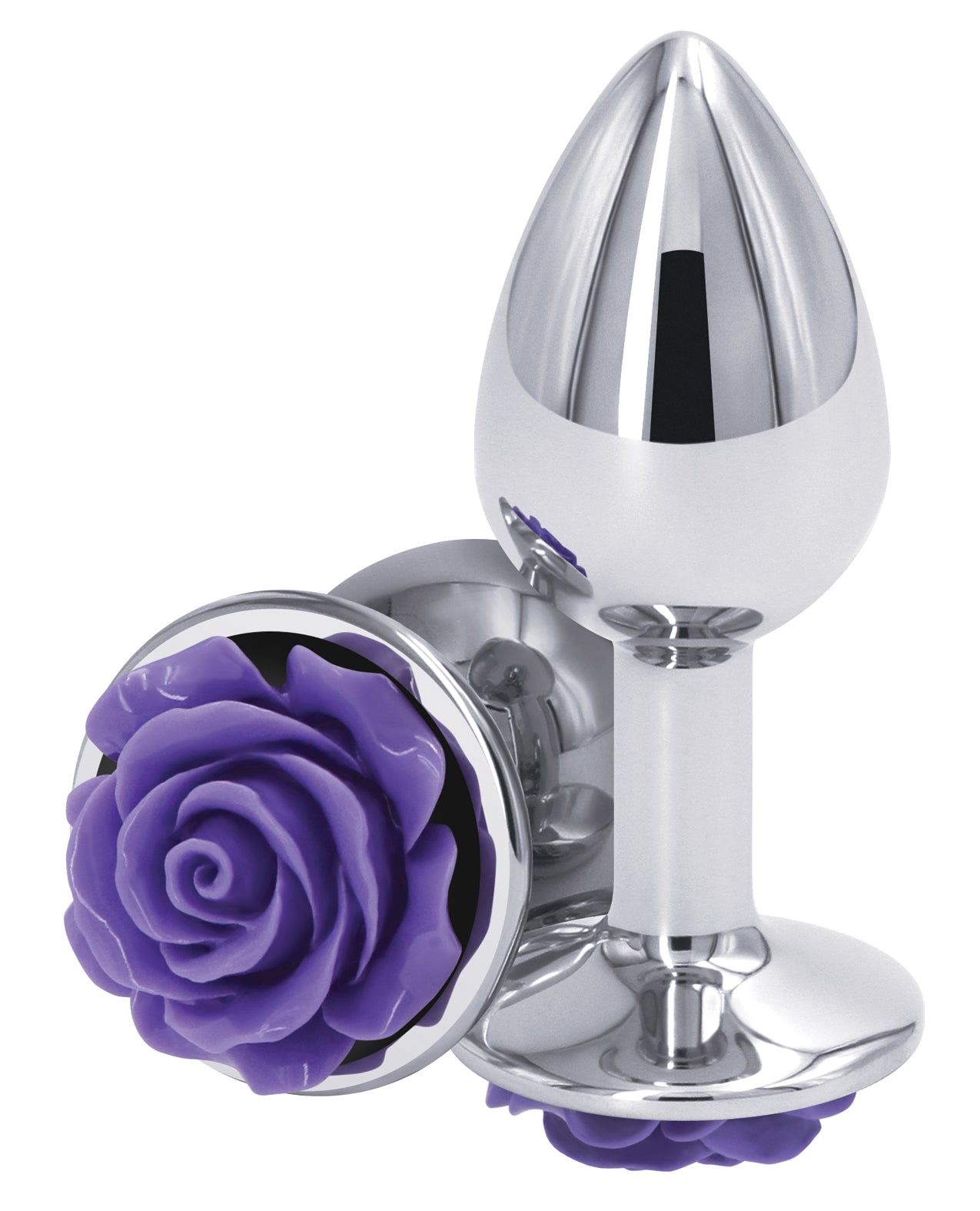 NS Novelties NSN-0965-15 Purple Rose Anal Toy, Aluminum, Lightweight