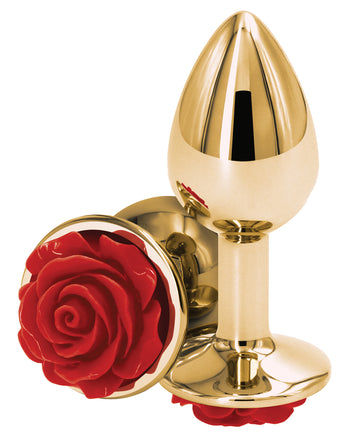 NS Novelties NSN-0965-16 Small Anal Toy, Red Aluminum