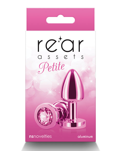 NS Novelties NSN-0966-04 Rear Assets Petite Anal Toy, Pink, Lightweight Aluminum