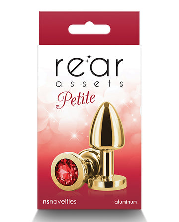 NS Novelties NSN-0966-11 Rear Assets Gold Petite, Red, Aluminum