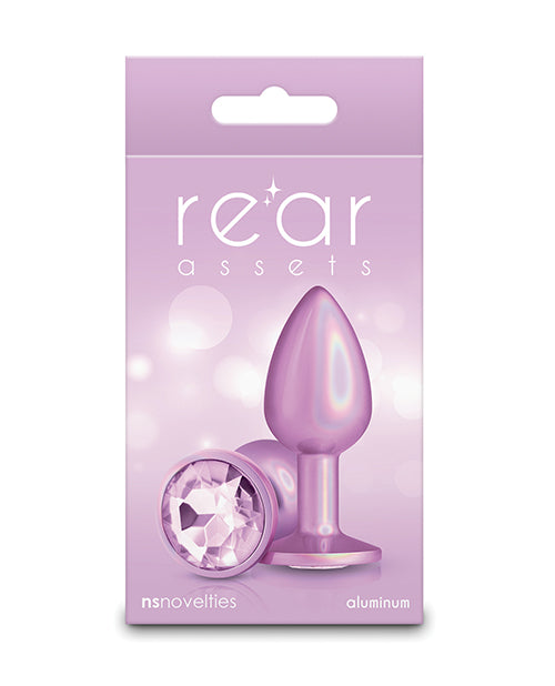 NS Novelties Rear Asset Iridescent Small Plug, Pink