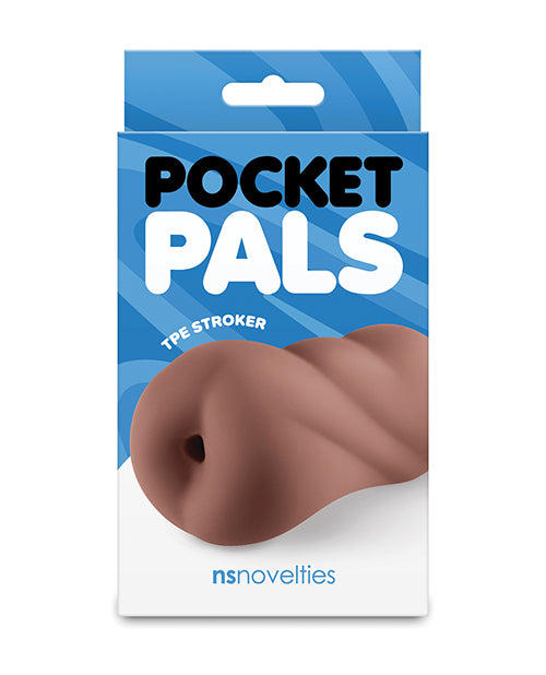 NS Novelties NSN-1020-13 Pocket Pals Anal Stroker, TPE, Brown
