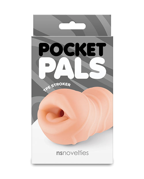 NS Novelties NSN-1020-22 Pocket Pals Mouth Stroker, Tan TPE