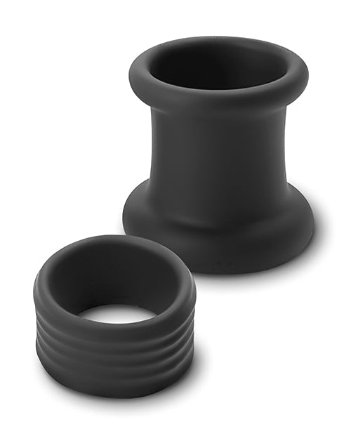 NS Novelties Renegade Buster Silicone Ball Stretcher, Black
