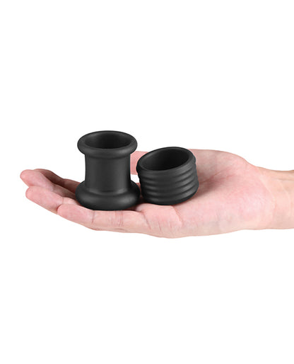 NS Novelties Renegade Buster Silicone Ball Stretcher, Black