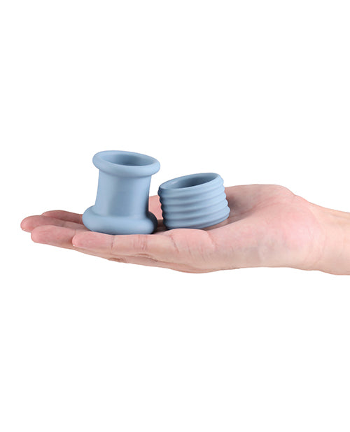 NS Novelties Renegade Buster Silicone Ball Stretcher, Gray