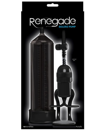 NS Novelties NSN-1122-13 Renegade Bolero Penis Pump, 9-Inch, Vibrating