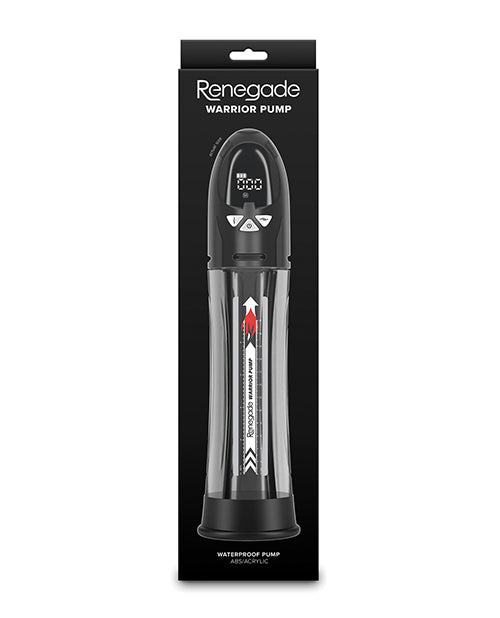 NS Novelties Renegade Warrior Waterproof Rechargeable Pump, 8" Cylinder