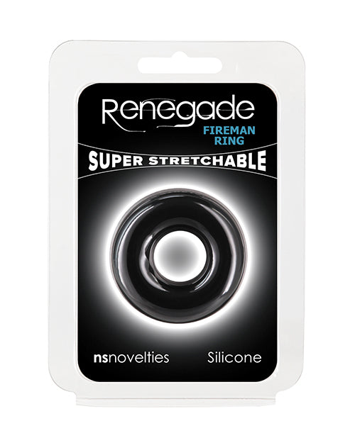 Ns novelties NSN-1128-13 Renegade Fireman Cock Ring, Small Black
