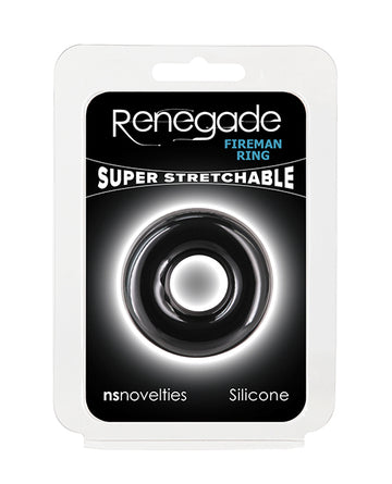 Ns novelties NSN-1128-13 Renegade Fireman Cock Ring, Small Black