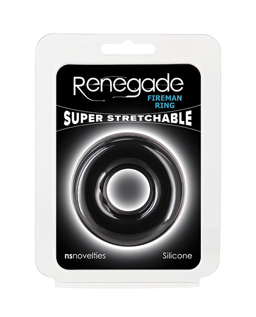 Ns Novelties NSN-1128-33 Renegade Fireman Cock Ring, Large Black