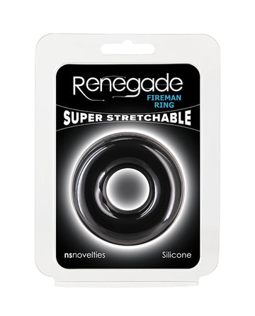 Ns Novelties NSN-1128-33 Renegade Fireman Cock Ring, Large Black