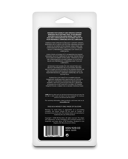 NS Novelties Renegade Helix Silicone Accessory - Black