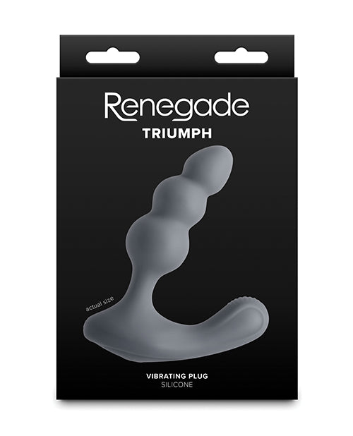 NS Novelties Renegade Triumph Prostate Massager, USB Rechargeable Silicone