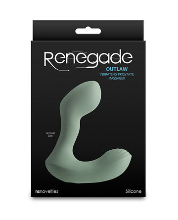 Ns novelties Renegade Outlaw Prostate Massager, Sage Green