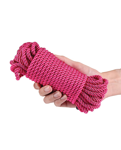 NS Novelties Bound 50 ft. Pink Polyester Roleplay Rope