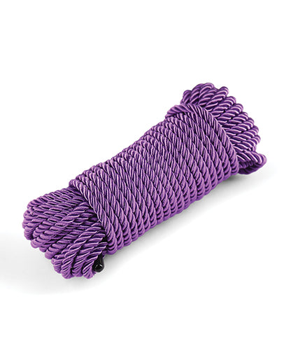 NS Novelties Bound Purple Polyester Rope, 50 ft.