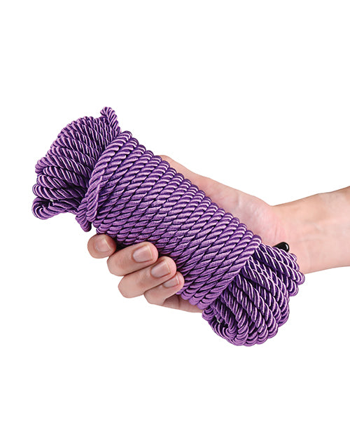 NS Novelties Bound Purple Polyester Rope, 50 ft.