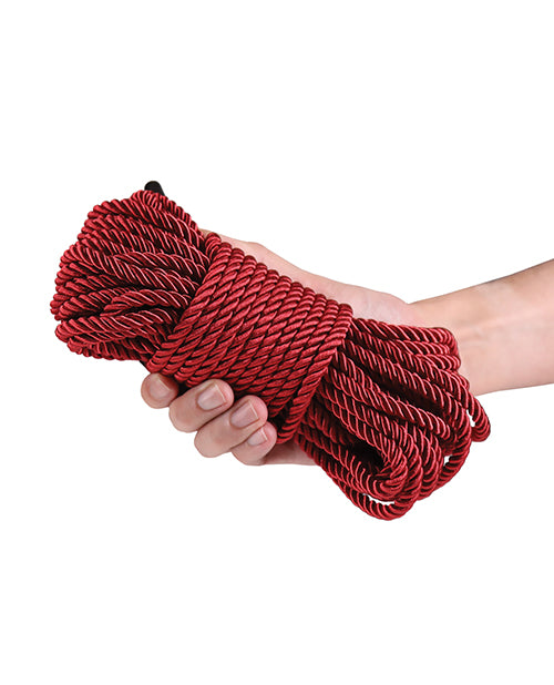 NS Novelties Bound 50 ft. Red Polyester Roleplay Rope